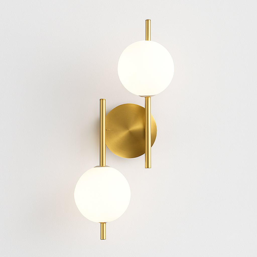 applique murale moderne en boule de verre design créatif et élégant - vue 7 sur 9