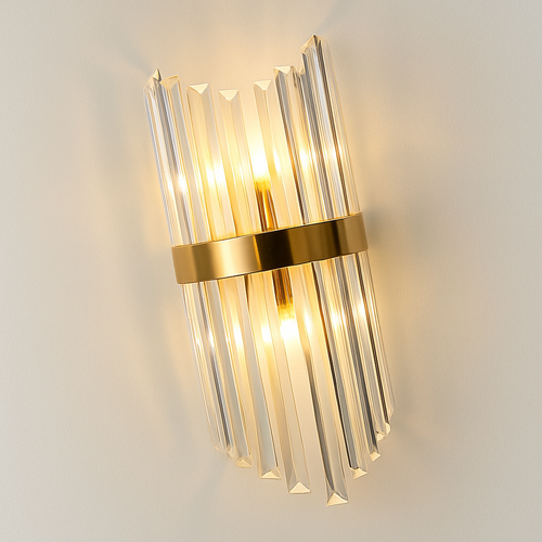applique murale moderne en cristal de luxe led luminarias