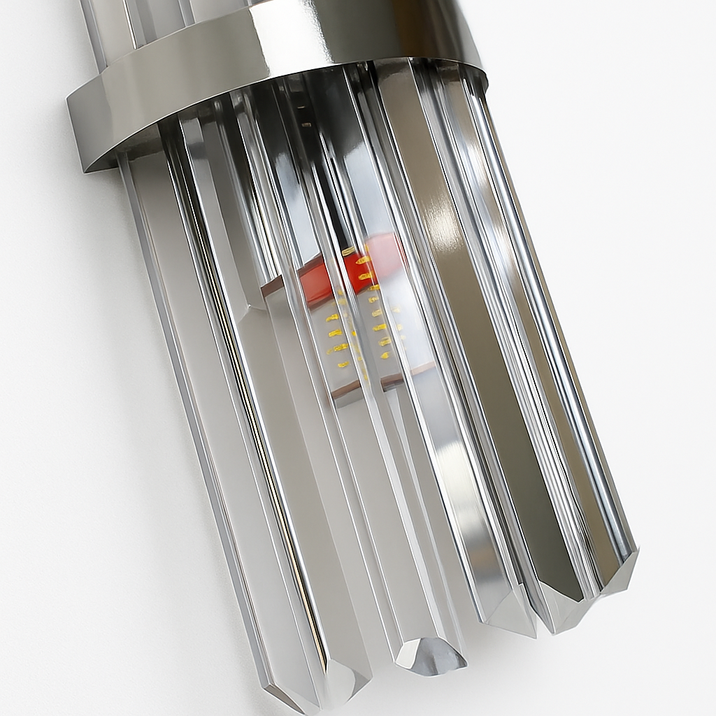 applique murale moderne en cristal de luxe led luminarias - vue 6 sur 7