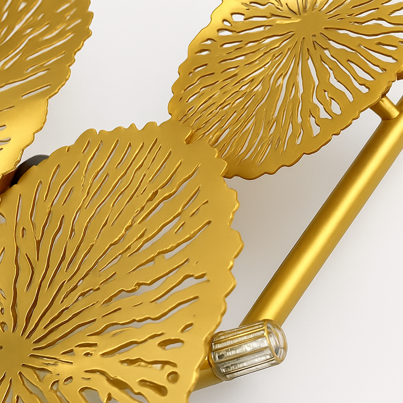 Applique murale moderne en forme de feuille de Lotus