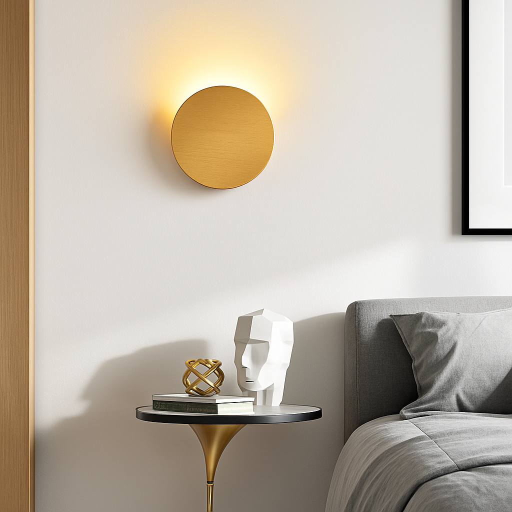 Applique murale moderne LED en forme de lune Moon - vue 4 sur 11