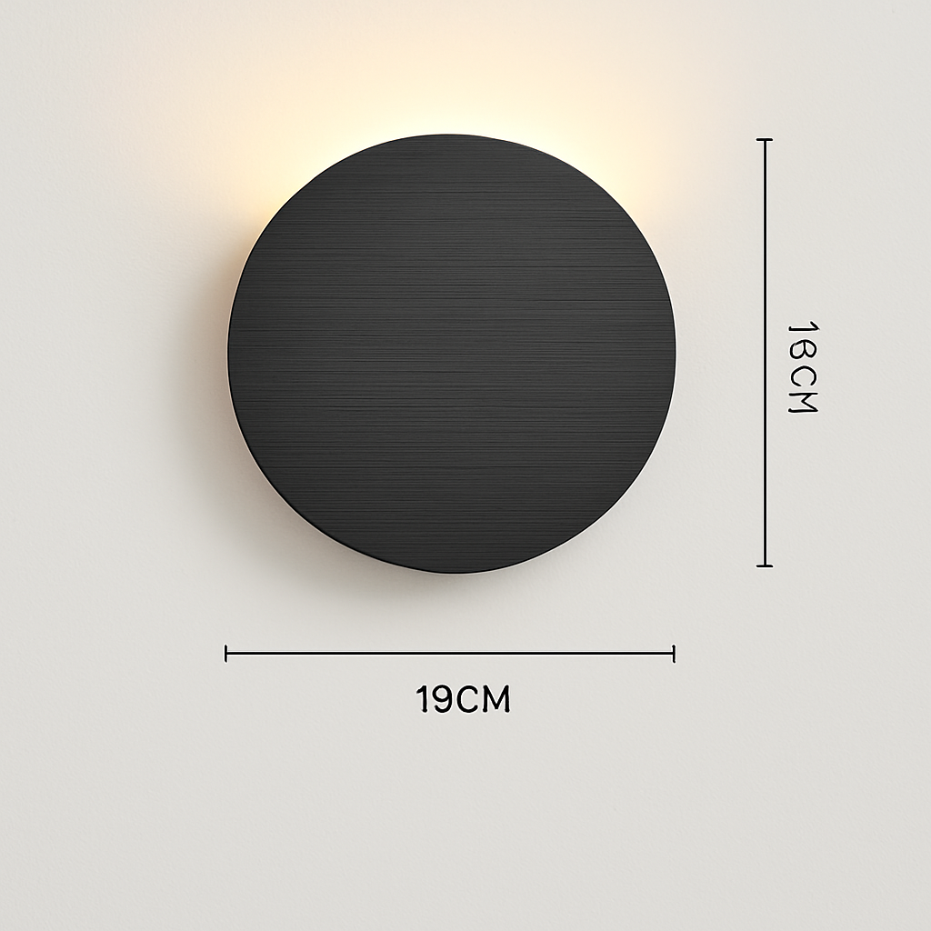 Applique murale moderne LED en forme de lune Moon - vue 8 sur 11