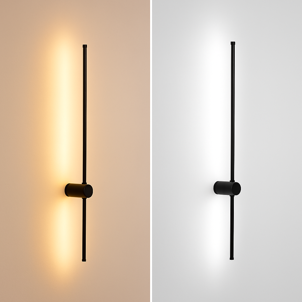 applique murale nordique minimaliste moderne longue bande