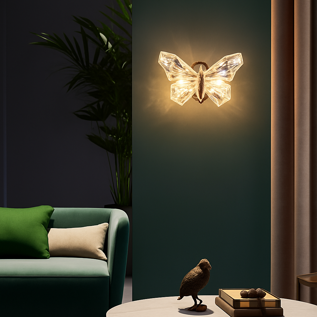 applique murale papillon design pour décoration intérieure moderne