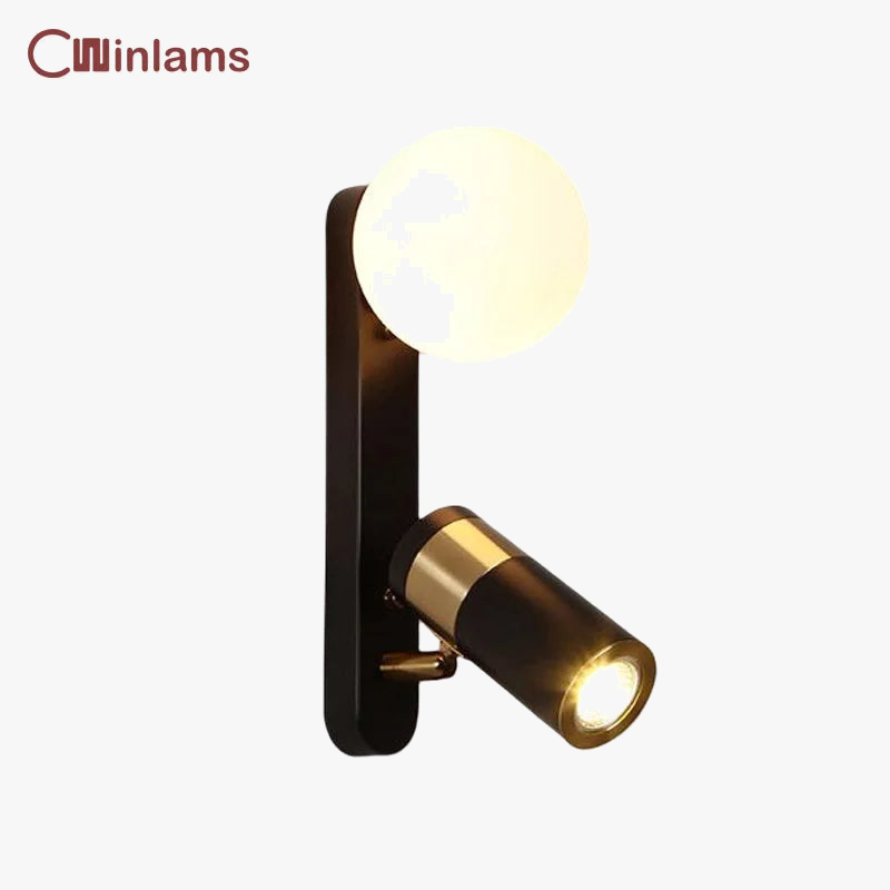 applique murale rotative à led style nordique moderne minimaliste