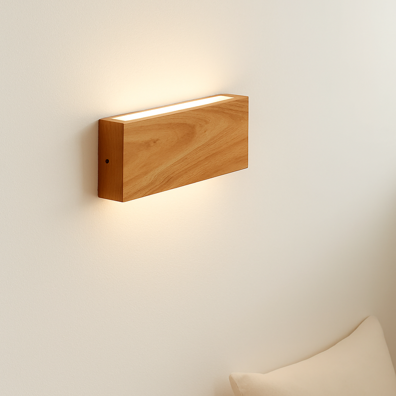 applique murale style japonais bois escaliers décoration