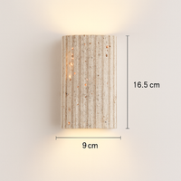 applique murale tridimensionnelle en pierre naturelle pour intérieur art déco