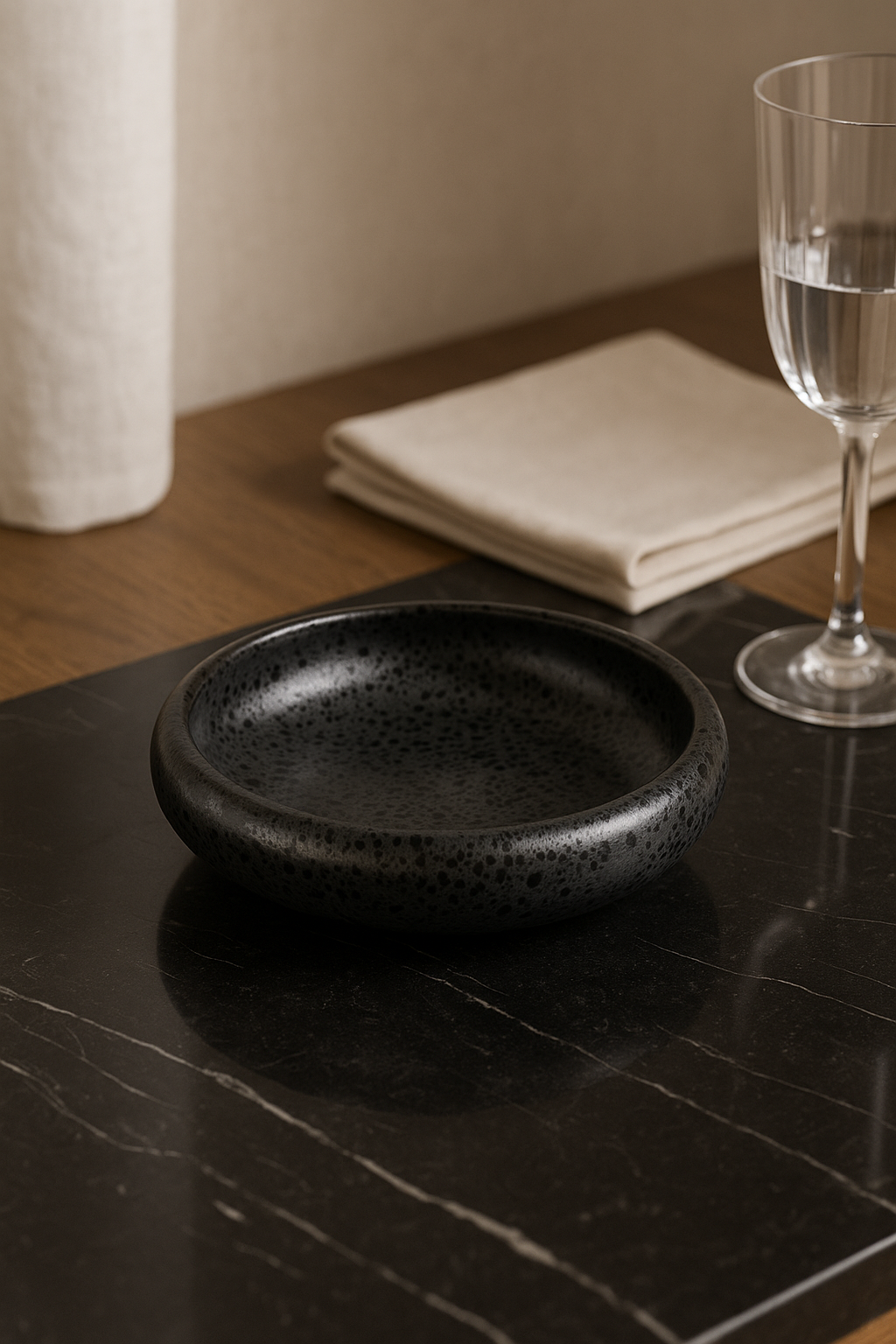 Assiette ceramique emaillee style coreen 15 cm - vue 3 sur 3