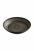 Assiette céramique japonaise relief style retro luxe