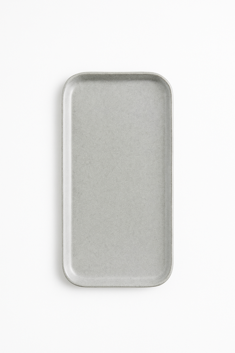 assiette plate inox style industriel vintage camping restaurant