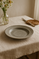 Assiettes plates nordiques vintage acier inoxydable steak dessert