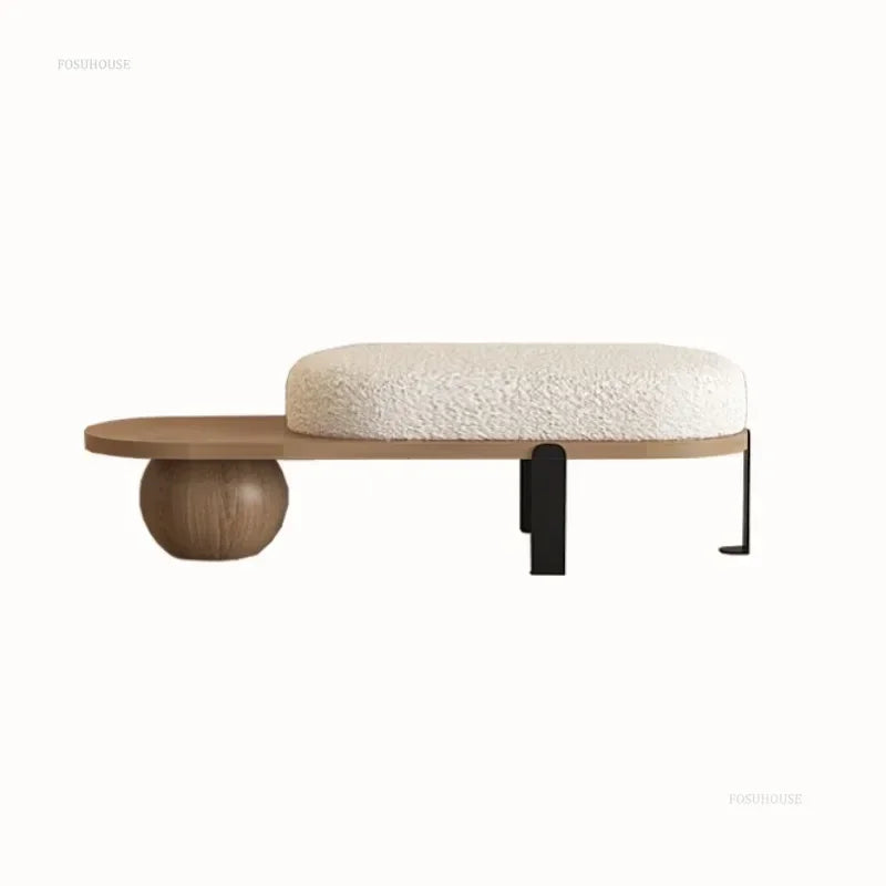 banc en bois massif multifonctionnel pour intérieur élégant