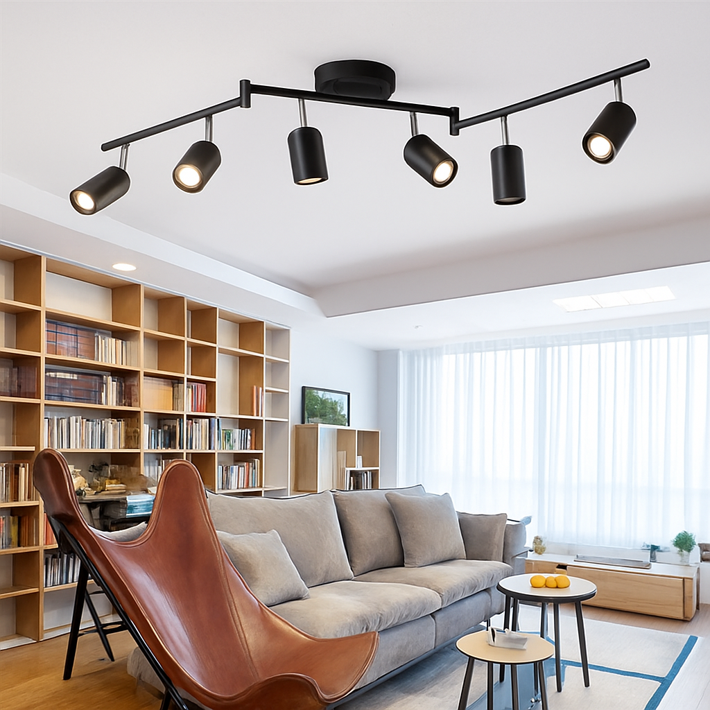 Barre de spots moderne en tube Art - vue 4 sur 4