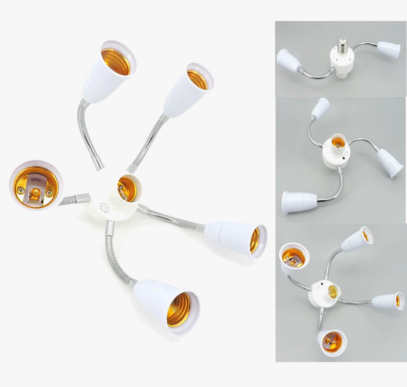 Spots base led avec adaptateur séparateur et tuyau extension