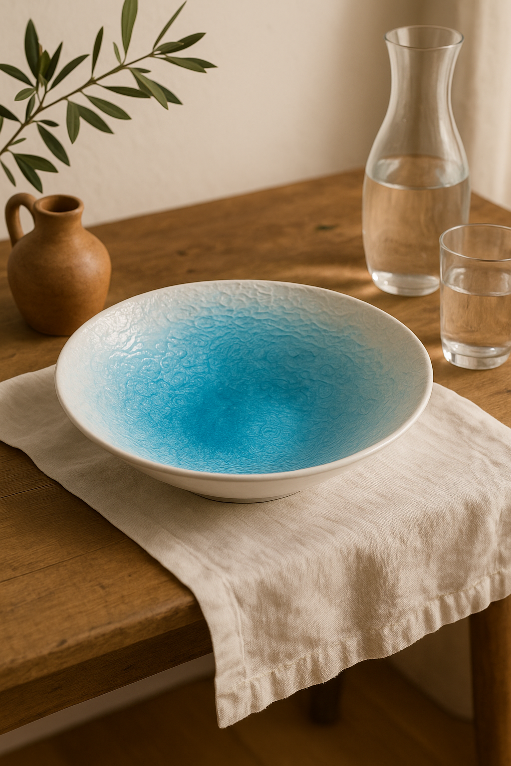 Bol ceramique effet roche vaisselle style naturel - vue 3 sur 3