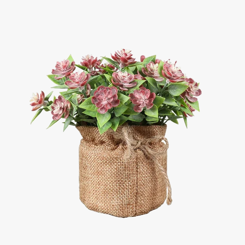 bouquet de fleurs artificielles décoration pour bureau et maison