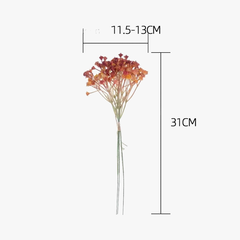 bouquet de gypsophiles artificielles pour décoration de mariage