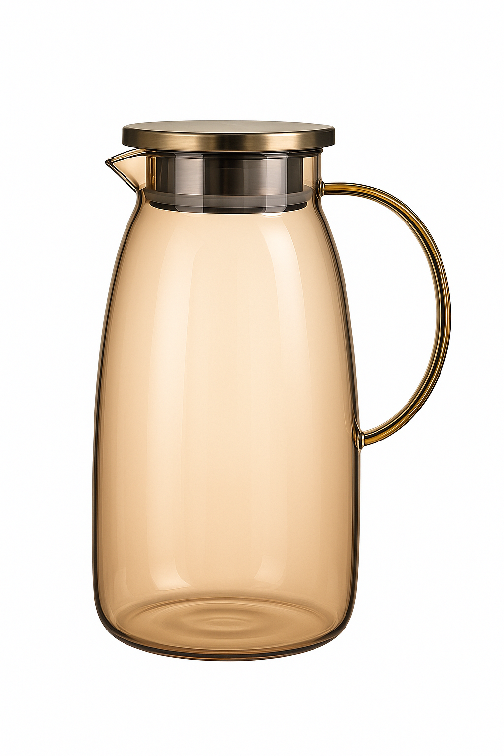 Bouteille eau verre borosilicate motif floral grande capacité