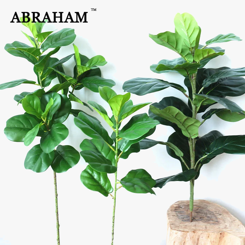 branche de ficus artificielle pour décoration automnale tropicale