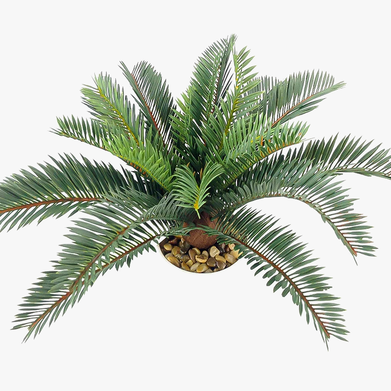 branche de palmier artificielle pour décoration tropicale intérieure et extérieure