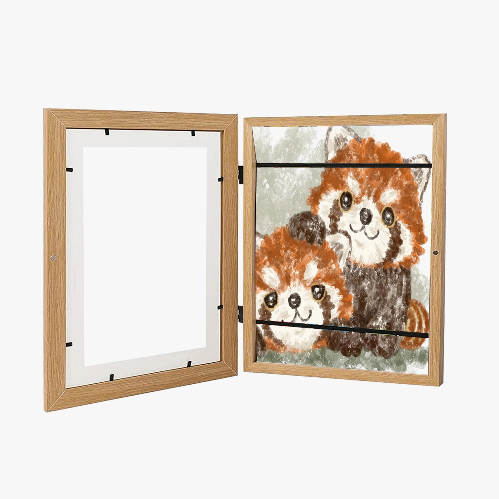 cadre photo en bois pour enfants et rangement peinture