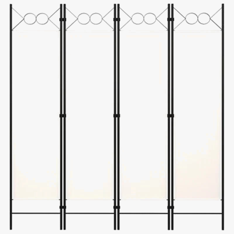 Cloison de séparation 4 panneaux design élégant et pratique