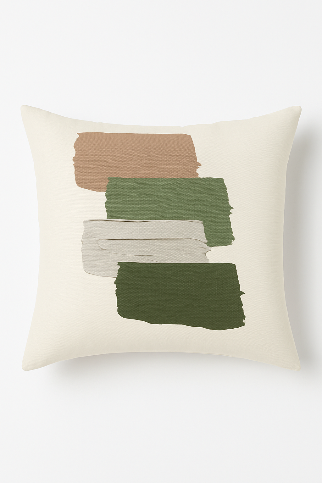 coussin décoratif motif plante verte pour canapé et fauteuil