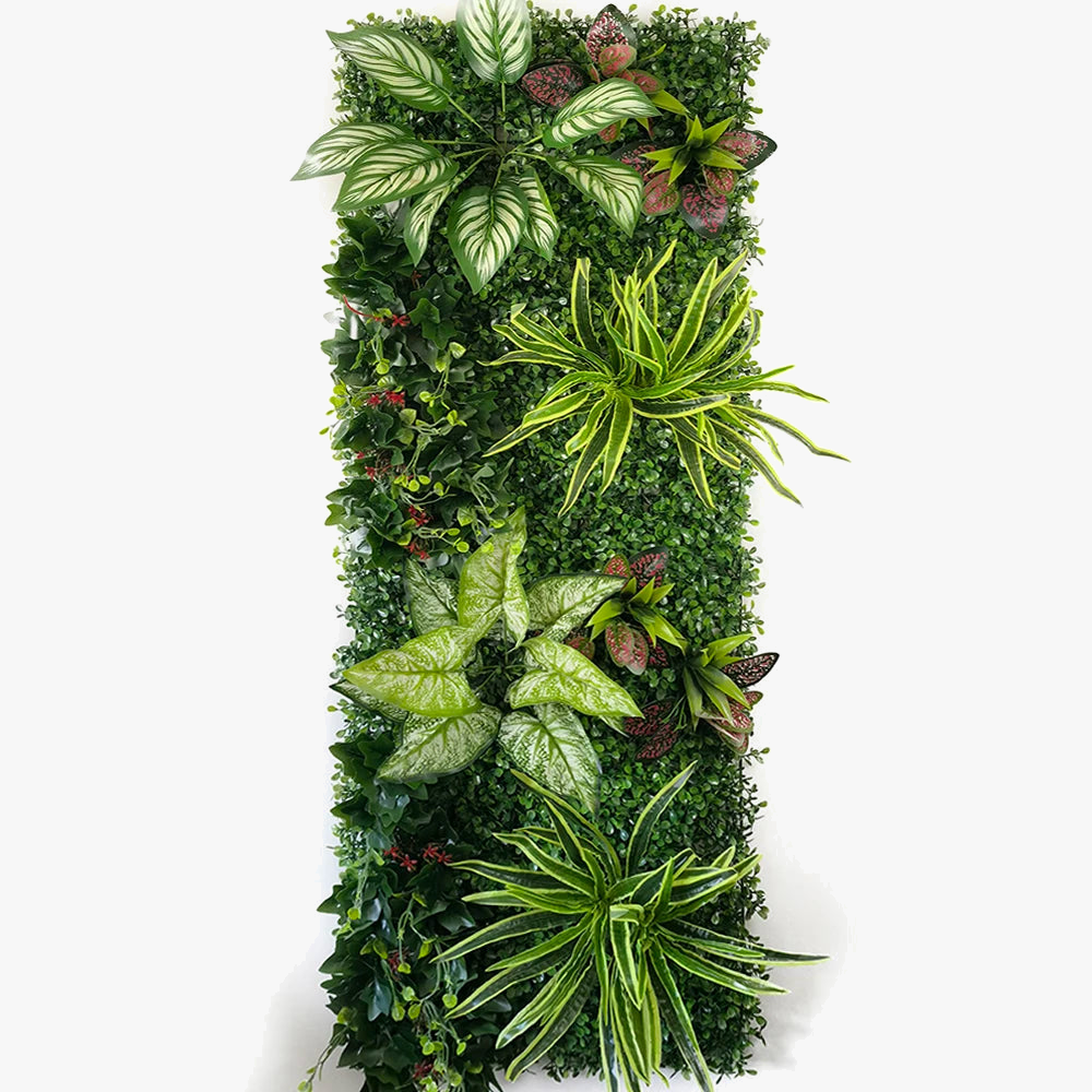 décoration murale artificielle herbe chlorophytum pour jardin et événements