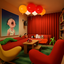 D300mm ball shape ceiling light, beautiful children bedroom ballon lamp, foyer colorful decoration lighting