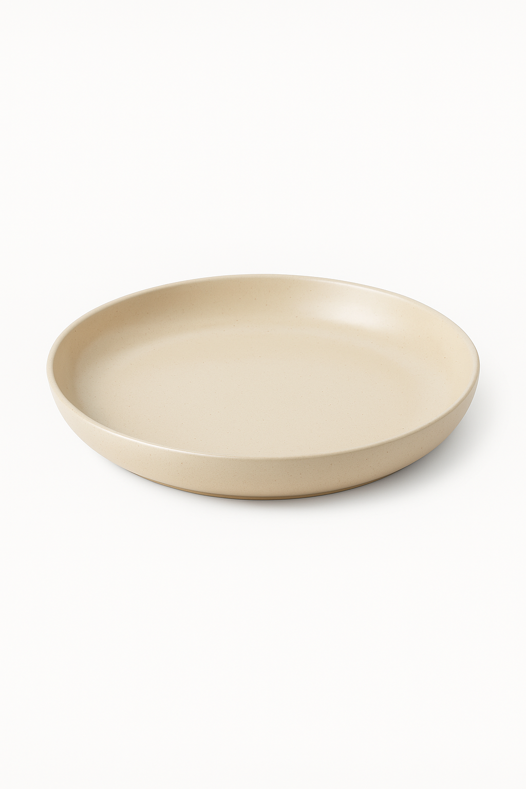 Ensemble 4 assiettes creuses plastique motif blé incassables - vue 2 sur 3