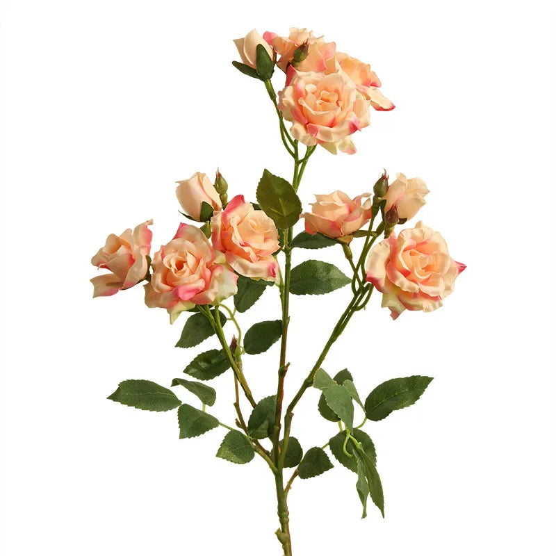 fleurs artificielles roses pour décoration de mariage élégante