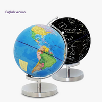 globe terrestre lumineux éducatif avec support pour géographie