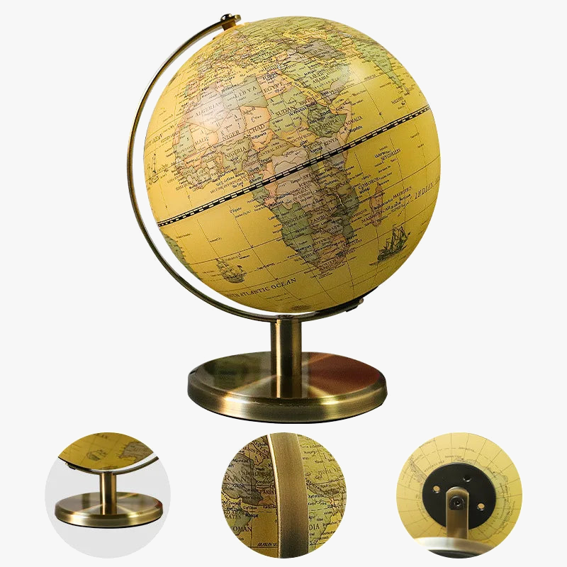 globe terrestre rotatif éducatif pour étudiants et décoration scolaire