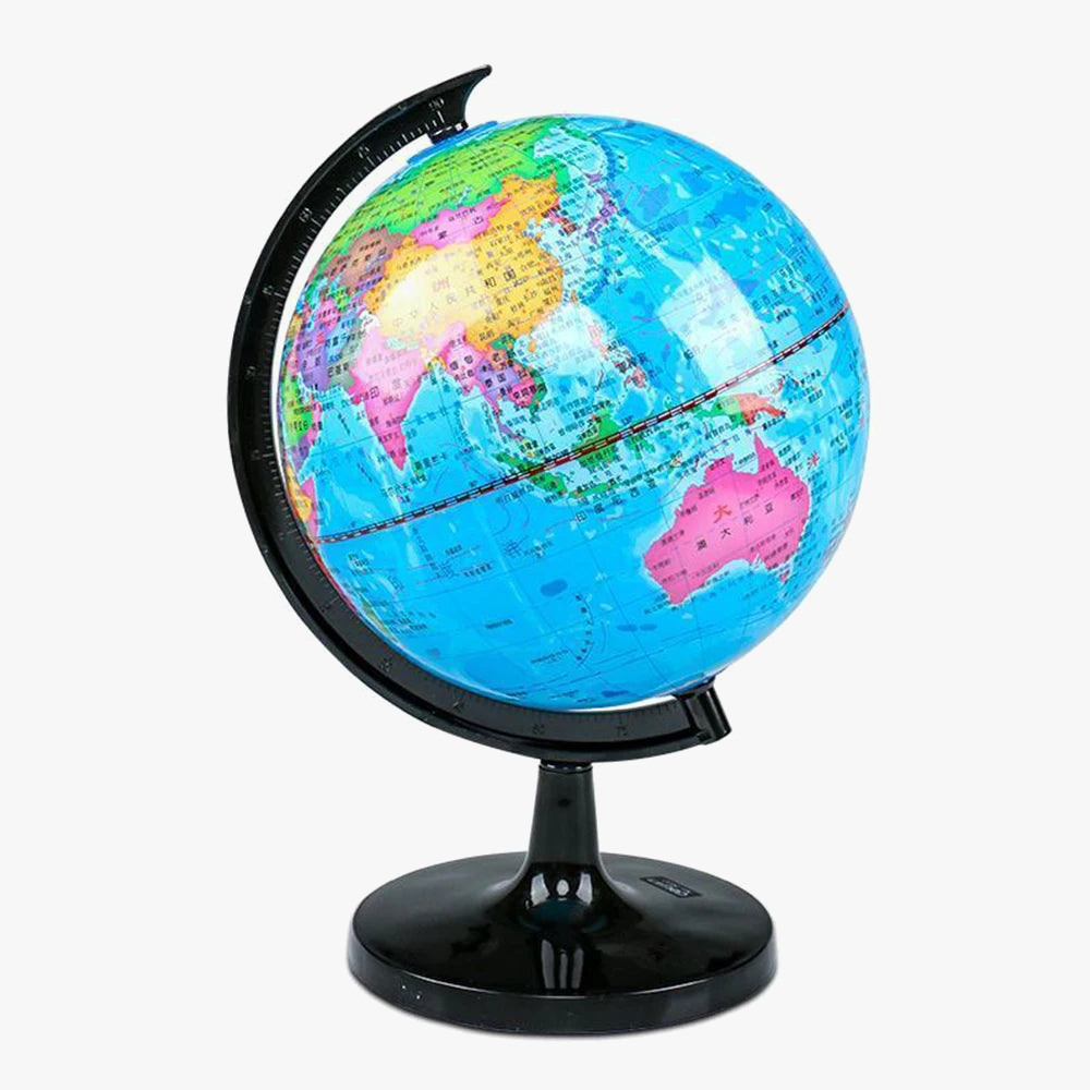 globe terrestre rotatif éducatif pour étudiants et enfants