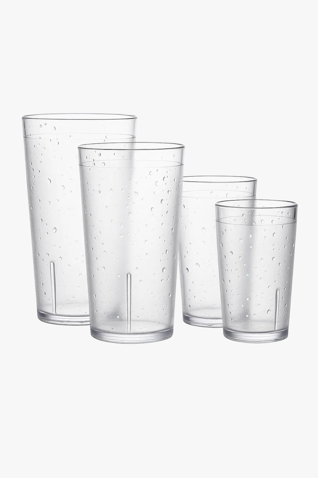 Gobelets plastique incassables 473ml reutilisables en lot