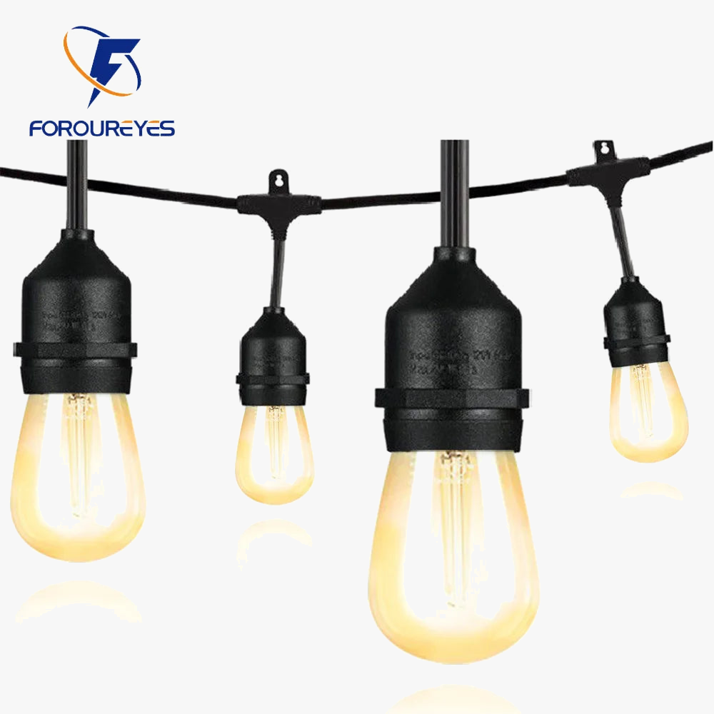 Guirlande lumineuse connectable LED étanche pour jardin et événements