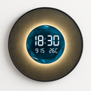 horloge décorative numérique lumineuse pour restaurant et décoration intérieure