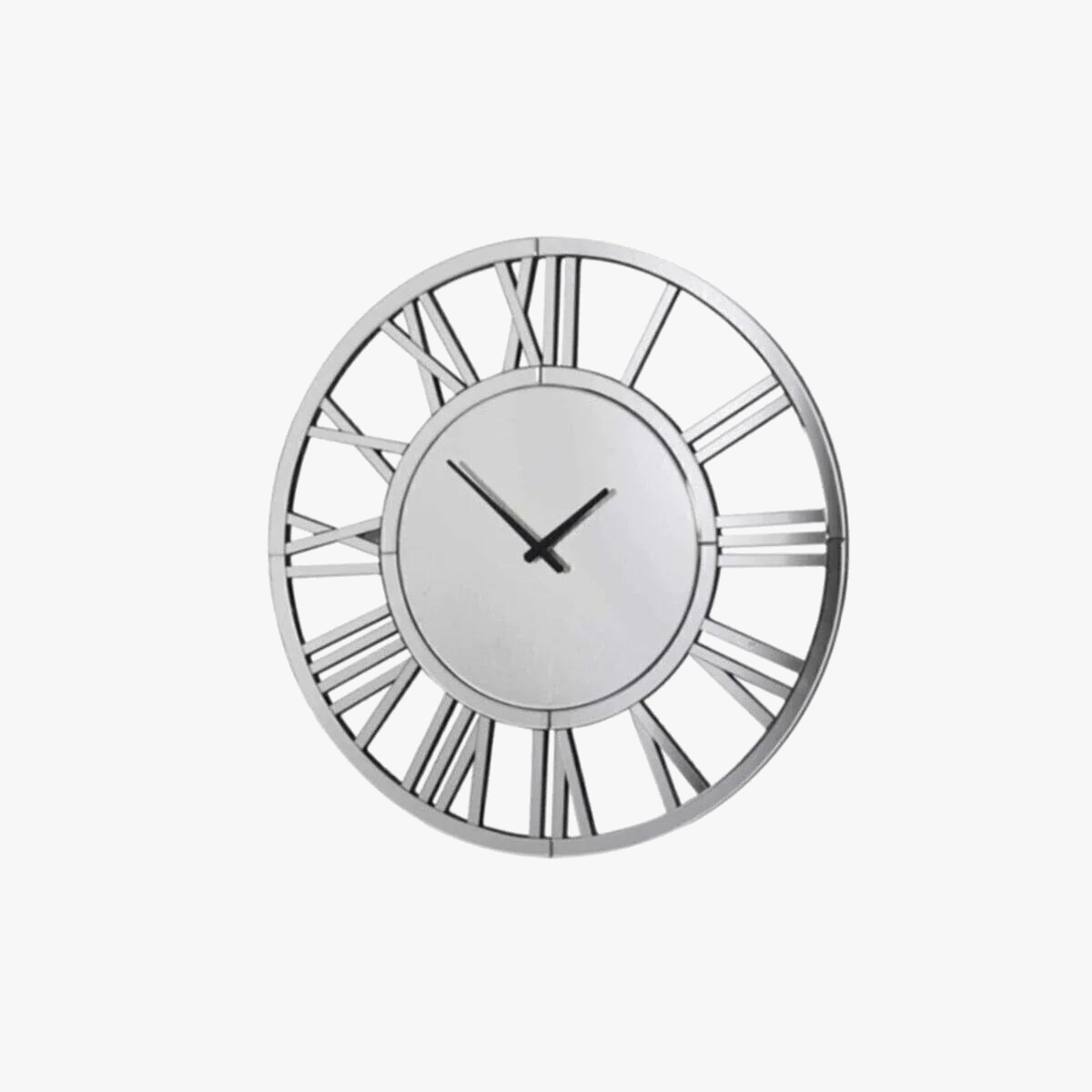 Horloge murale miroir design moderne 3d silencieuse pour décoration intérieure