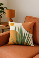 housse de coussin abstraite art plant 45x45 cm