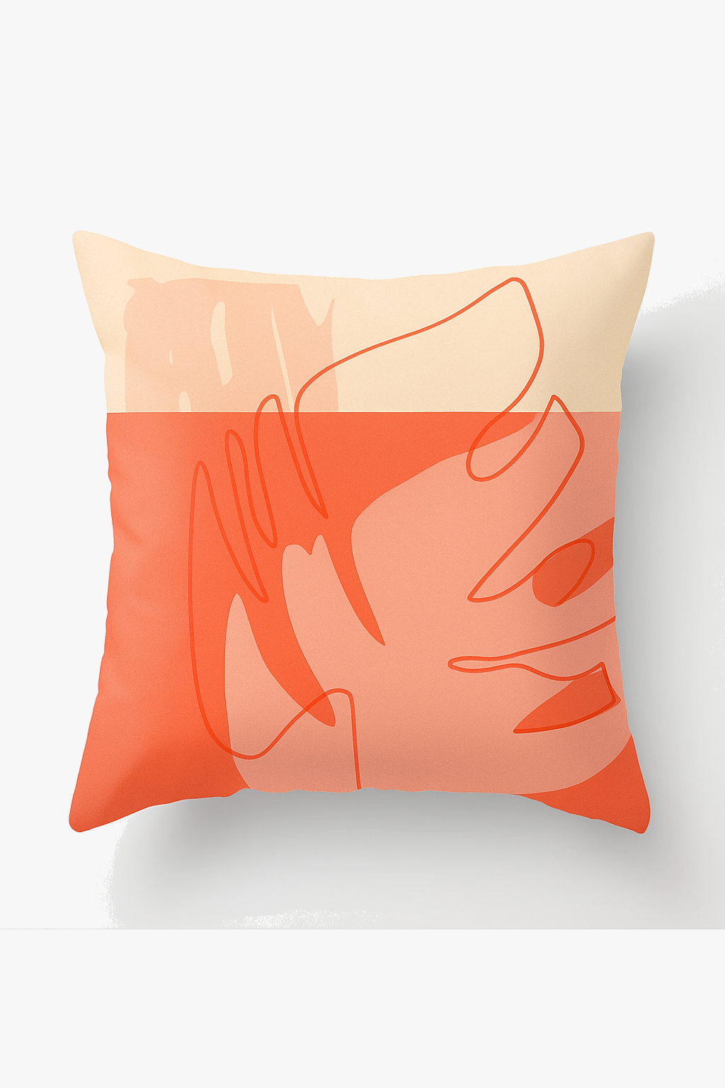 housse de coussin décorative abstraite style nordique pour salon