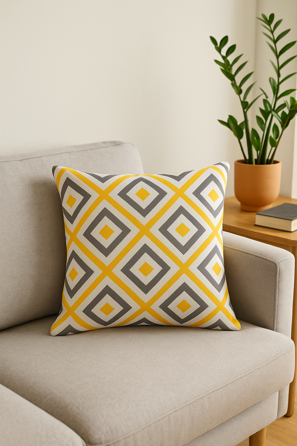 housse de coussin d'extérieur imperméable motif jardin élégant