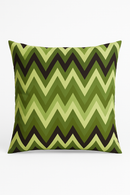 housse de coussin décorative à motif feuilles vertes modernes
