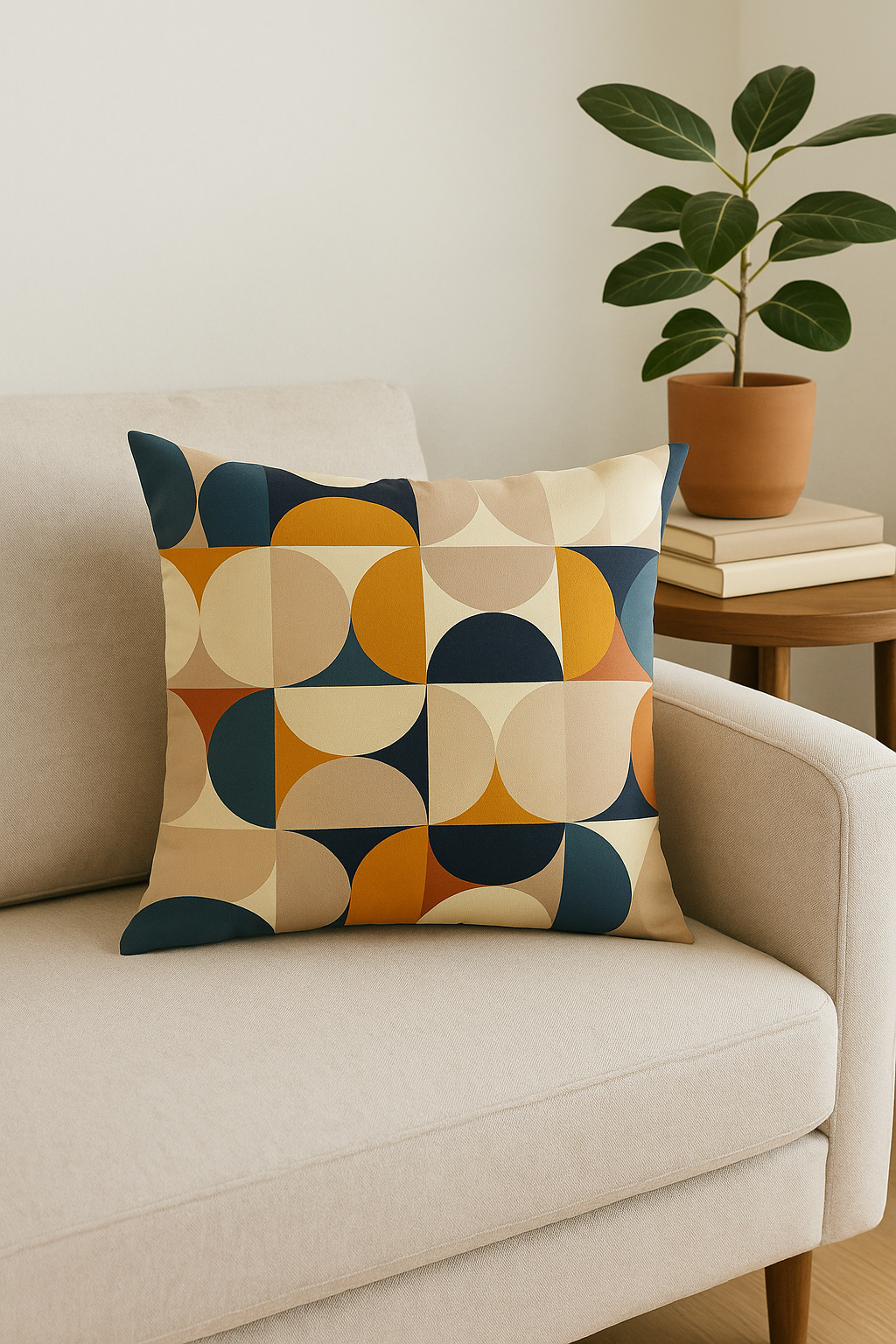 housse de coussin décorative abstraite style nordique pour salon