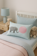 housse de coussin décorative avec motifs de petits animaux