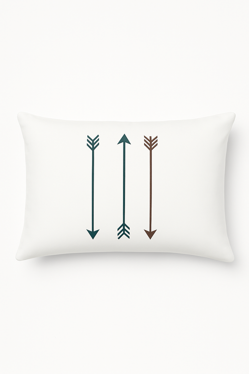 housse de coussin décorative géométrique noir et jaune 30 x 50 cm