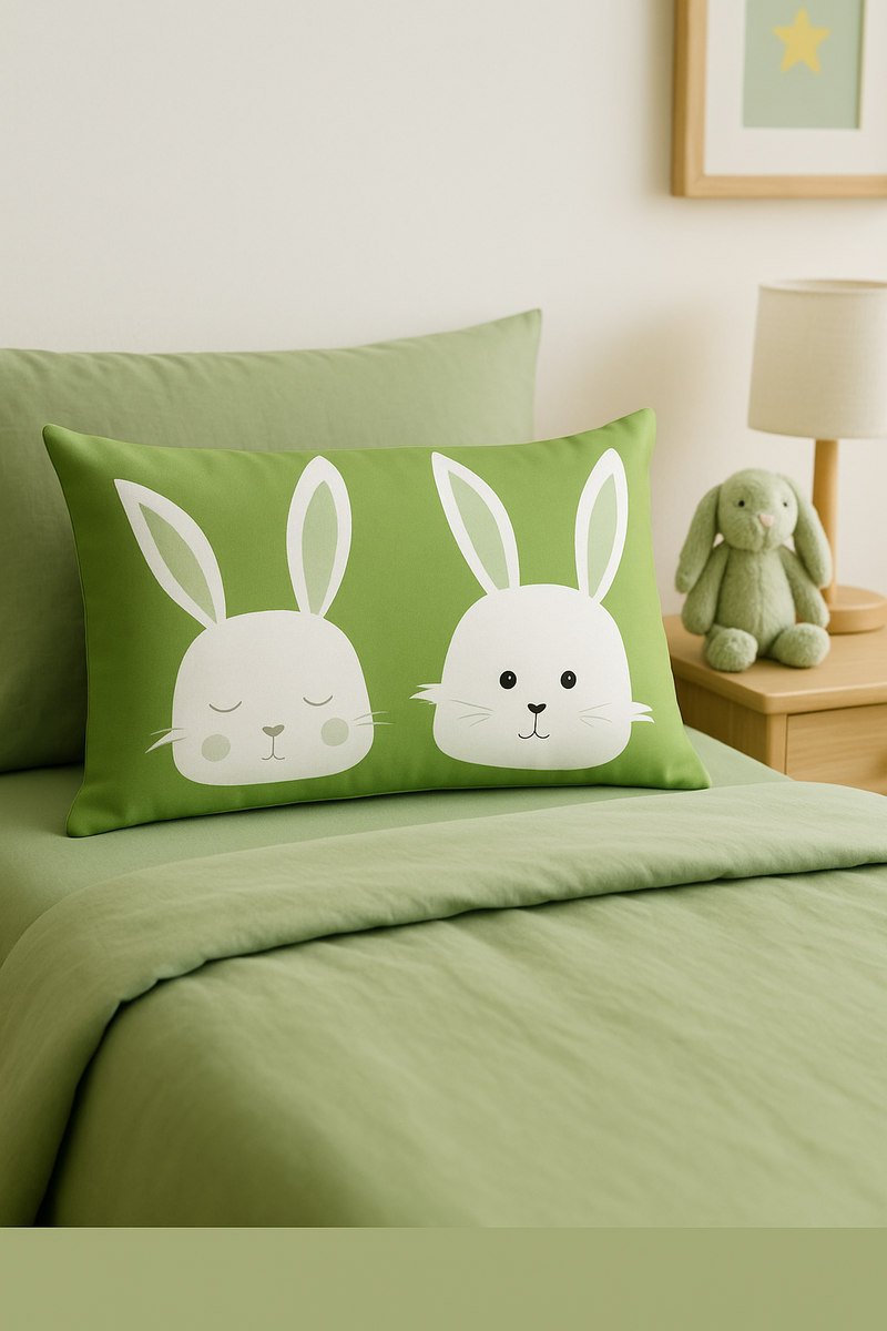 housse de coussin décorative petits animaux chiot chat