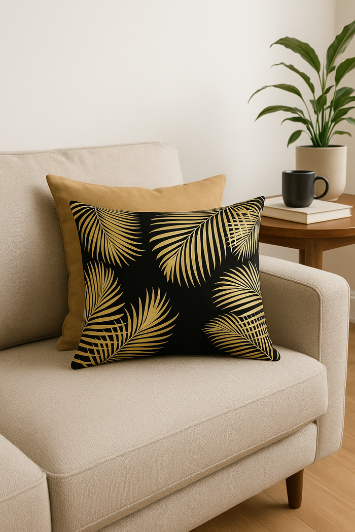 housse de coussin décorative tropicale imprimée 30 x 50 cm