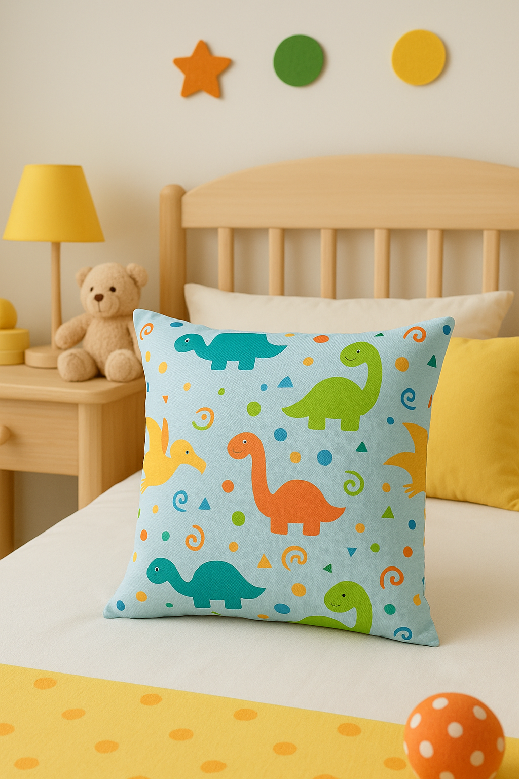 housse de coussin dinosaure mignon pour canapé voiture ou bureau - vue 3 sur 2