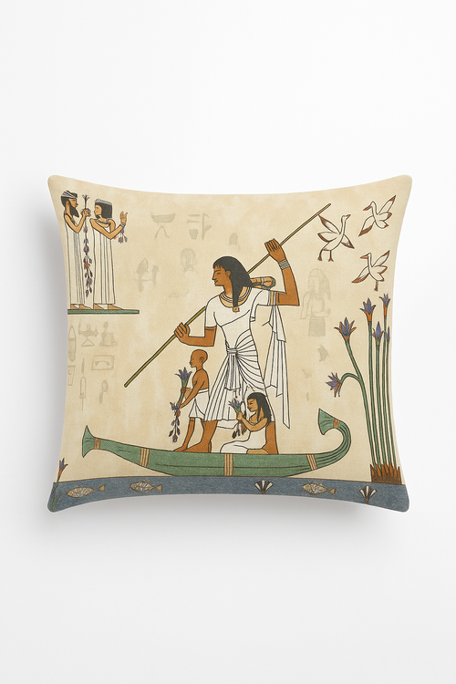 housse de coussin égyptienne décorative pour canapé et salon