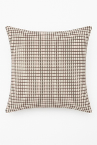 housse de coussin en velours à motif grain de maïs grande taille